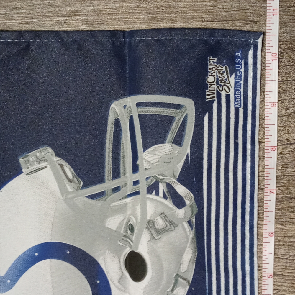 Indianapolis Colts Decorative Garden Flag 10.5x14inch NWOT - Picture 2 of 4